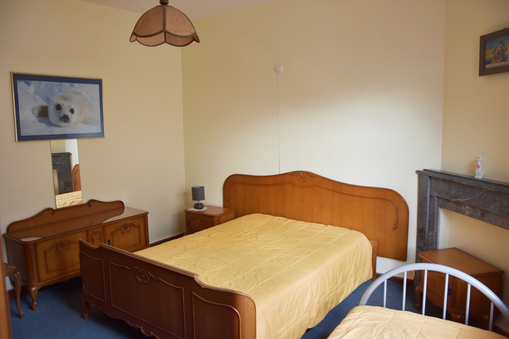 La chambre de l'appartement Bonzel 3, à La Panne