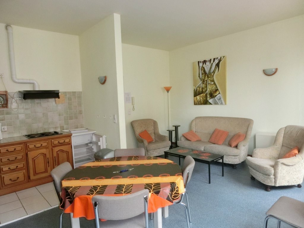 Le séjour de l'appartement Sloepen 1, à La Panne