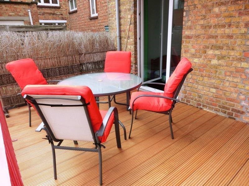 La terrasse de l'appartement Sloepen 2, à La Panne