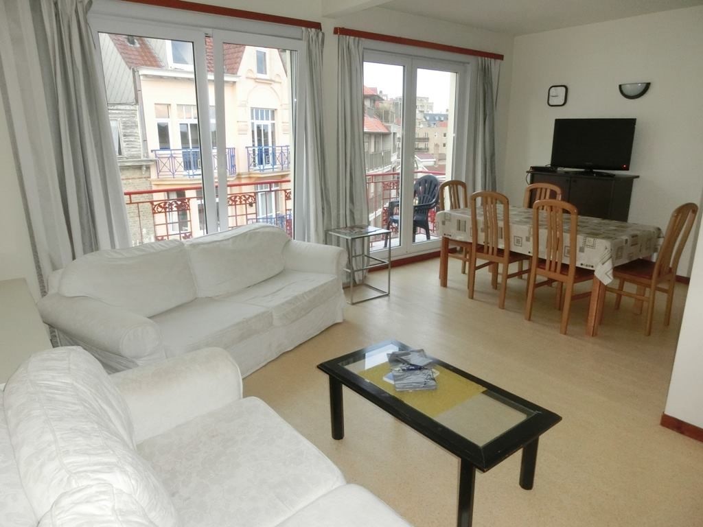Le séjour de l'appartement Sloepen 5, à La Panne