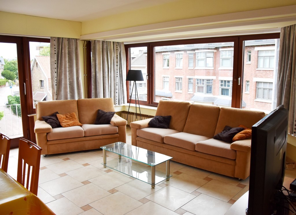 Le séjour de l'appartement Zeekruis 2, à La Panne