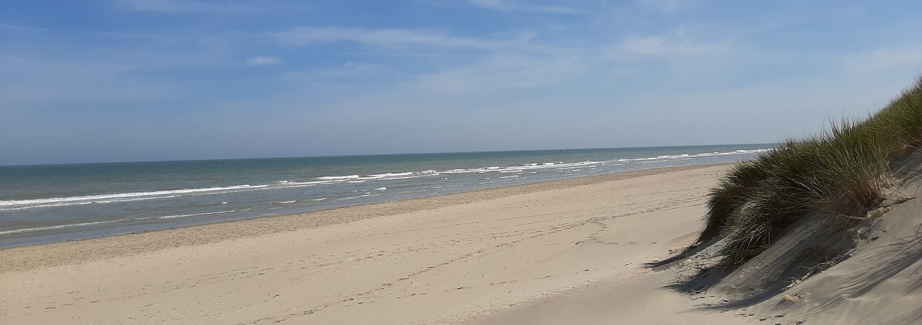 La plage de La Panne, la plus large de la côte belge